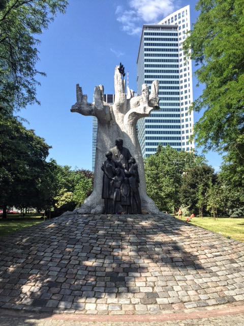 Janusz Korczak Monument in Warsaw